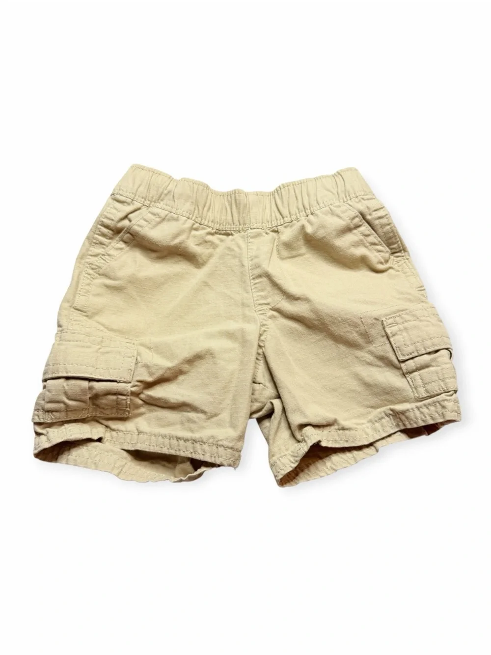 The Children’s Place Boys Cargo Shorts Lot of 2 Size 9-12M Blue Khaki Cotton